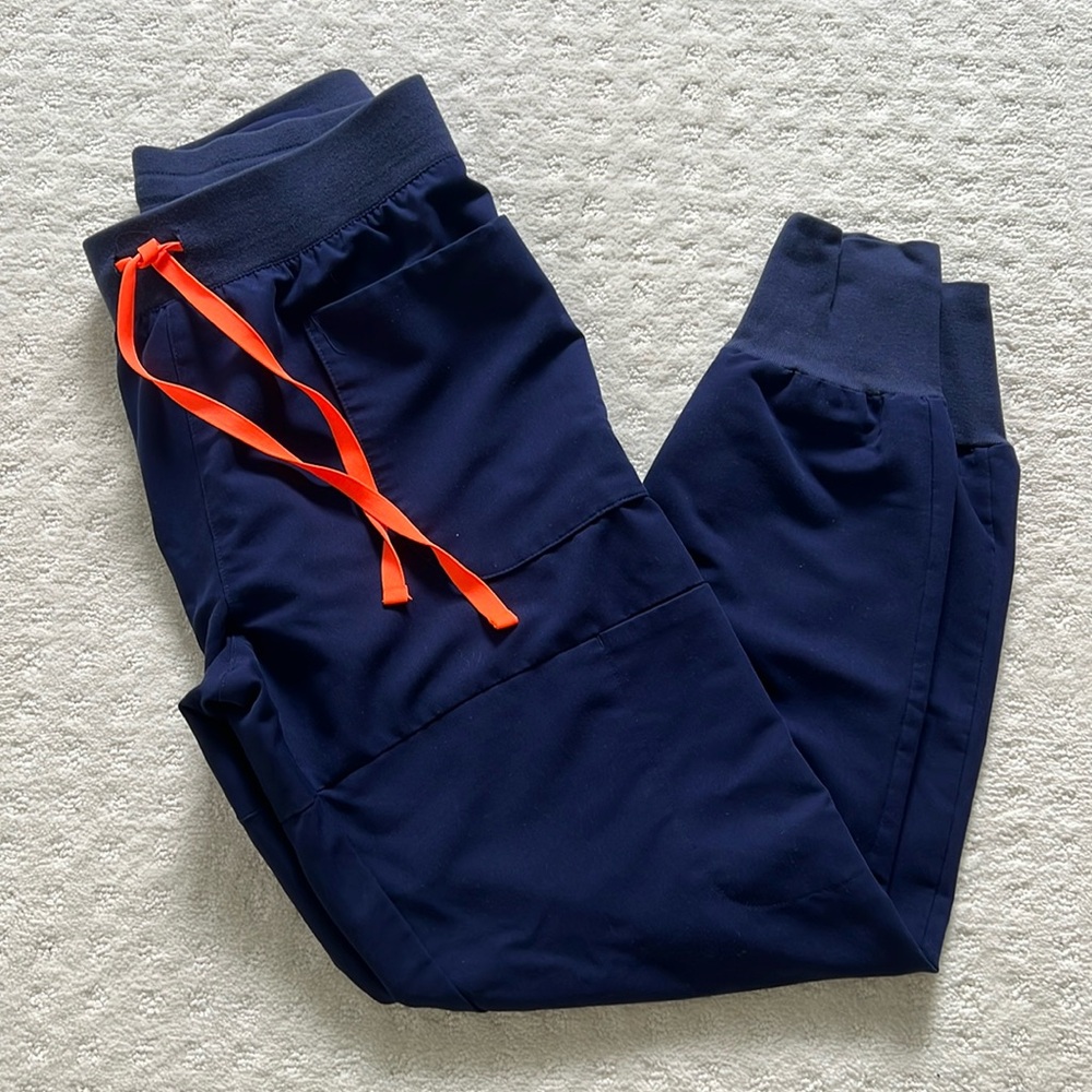 Figs Navy Jogger Scrub Pants